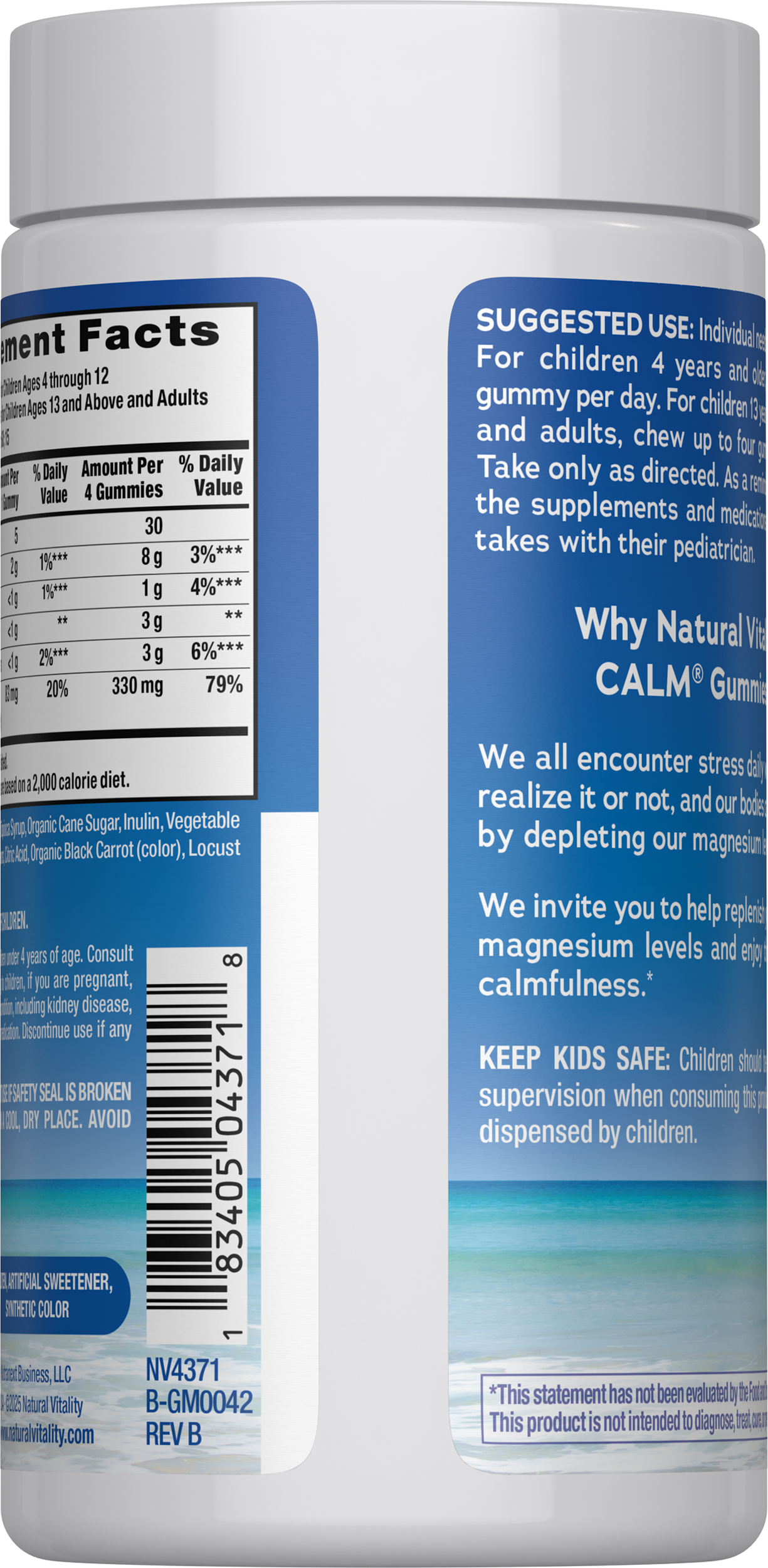 Natural Vitality Calm Raspberry-Lemon 60 Gummies | Giant Eagle