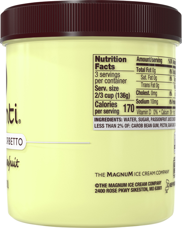 Talenti Paradise Passionfruit Sorbetto | Giant Eagle | Because It