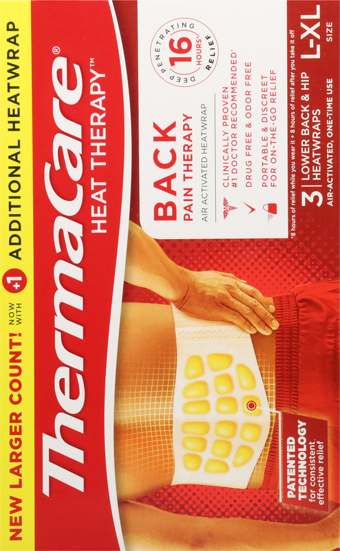 ThermaCare Lower Back/Hip Heatwrap - 3ct | Giant Eagle | Because