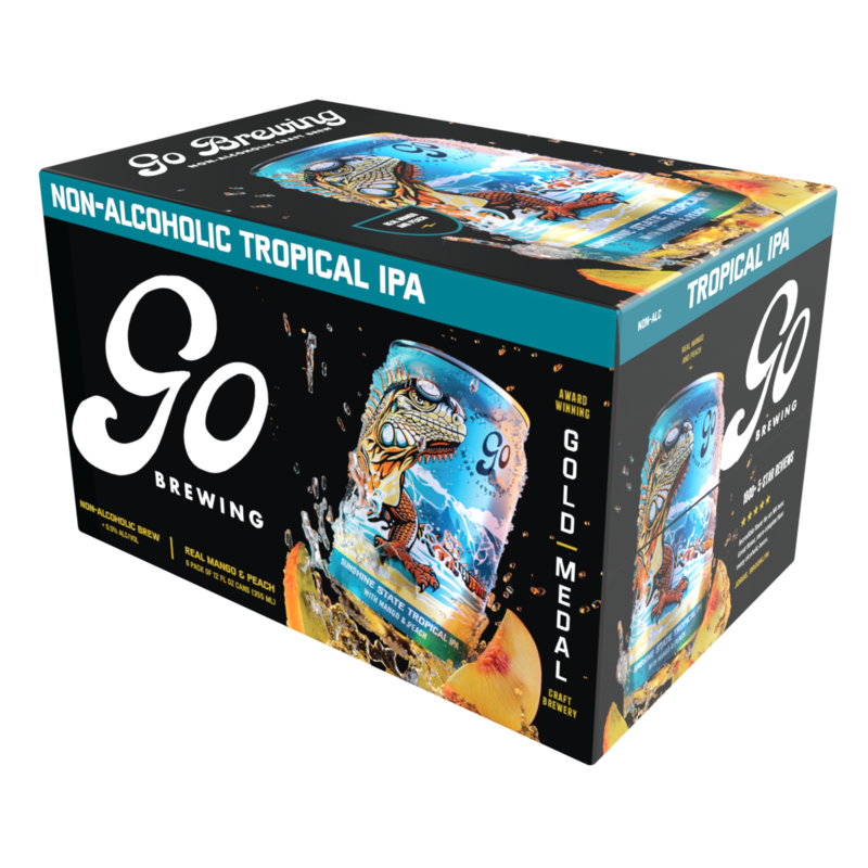 Go Brewing Sunshine State Tropical IPA Non-Alch 6PK 12 oz. Can