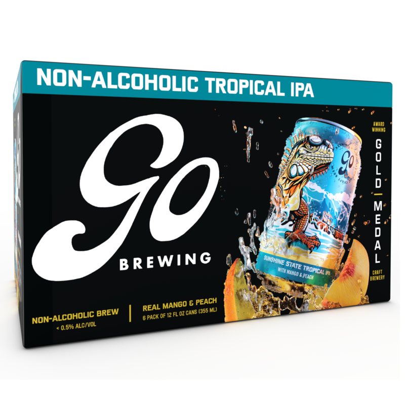 Go Brewing Sunshine State Tropical IPA Non-Alch 6PK 12 oz. Can