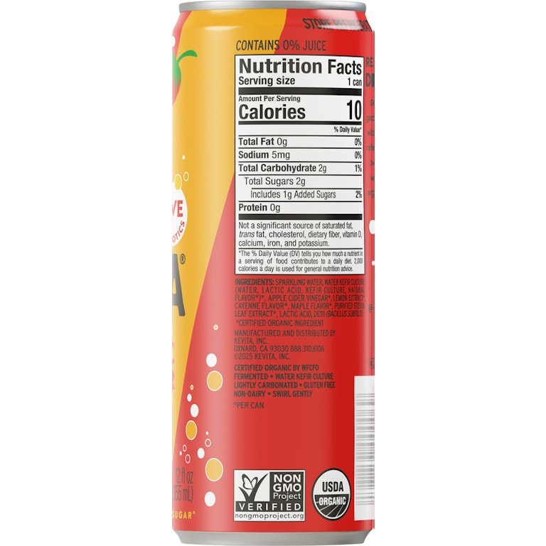 KeVita Sparkling Drink, Lemon Cayenne, Probiotic Refresher | Giant KeVita Sparkling Drink, Lemon Cayenne, Probiotic Refresher | Giant