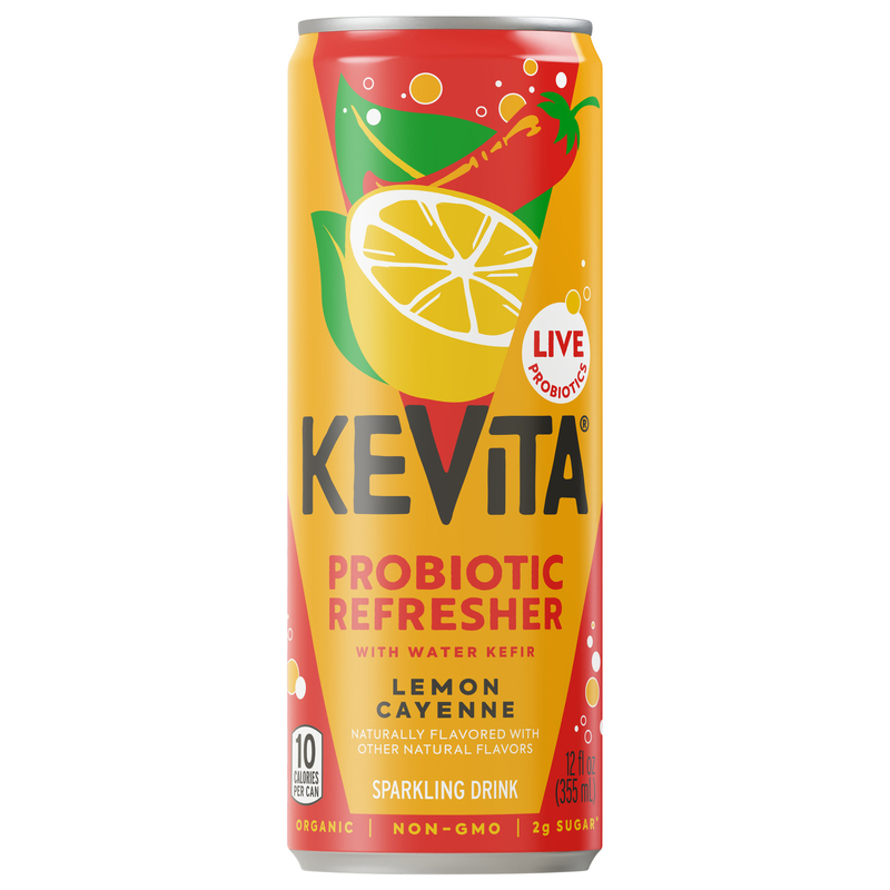 KeVita Probiotic Refresher Lemon Cayenne Sparkling Drink | Giant