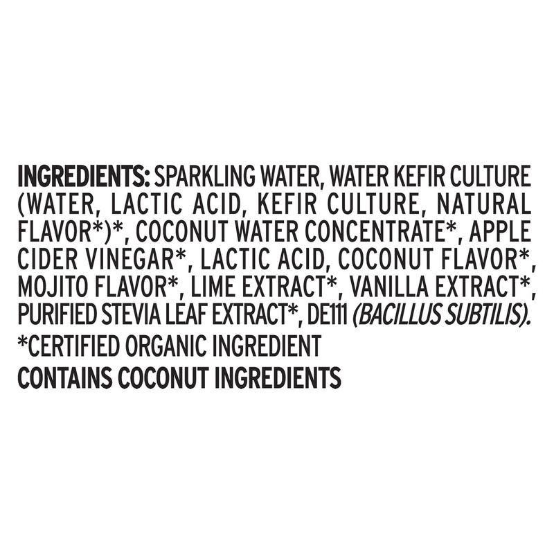 KeVita Probiotic Refresher Mojita Lime Mint Coconut Sparkling
