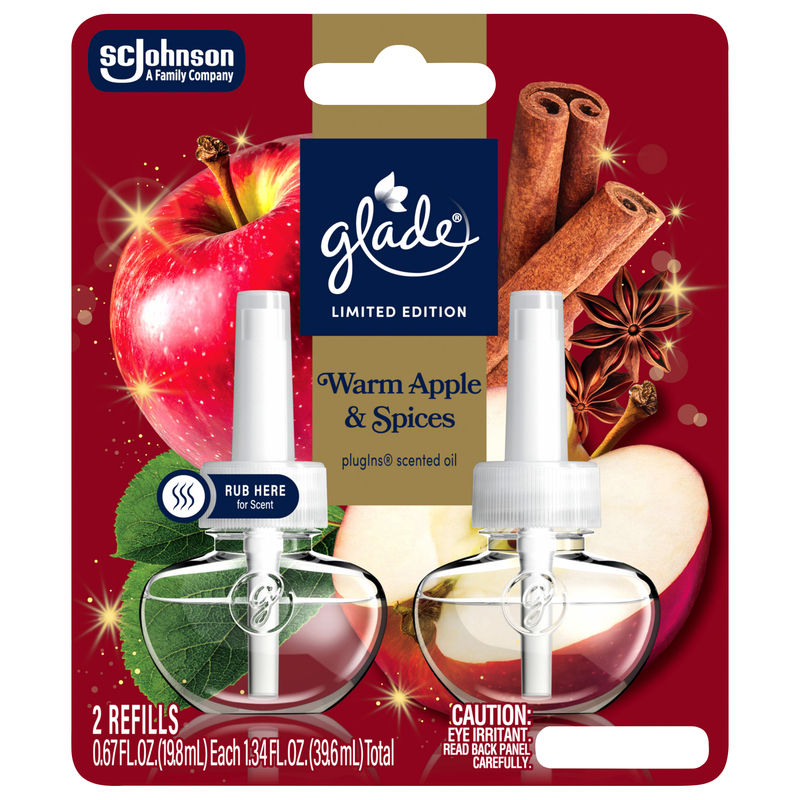 Glade Warm Apple & Spices Scented Oil Refill | Giant Eagle