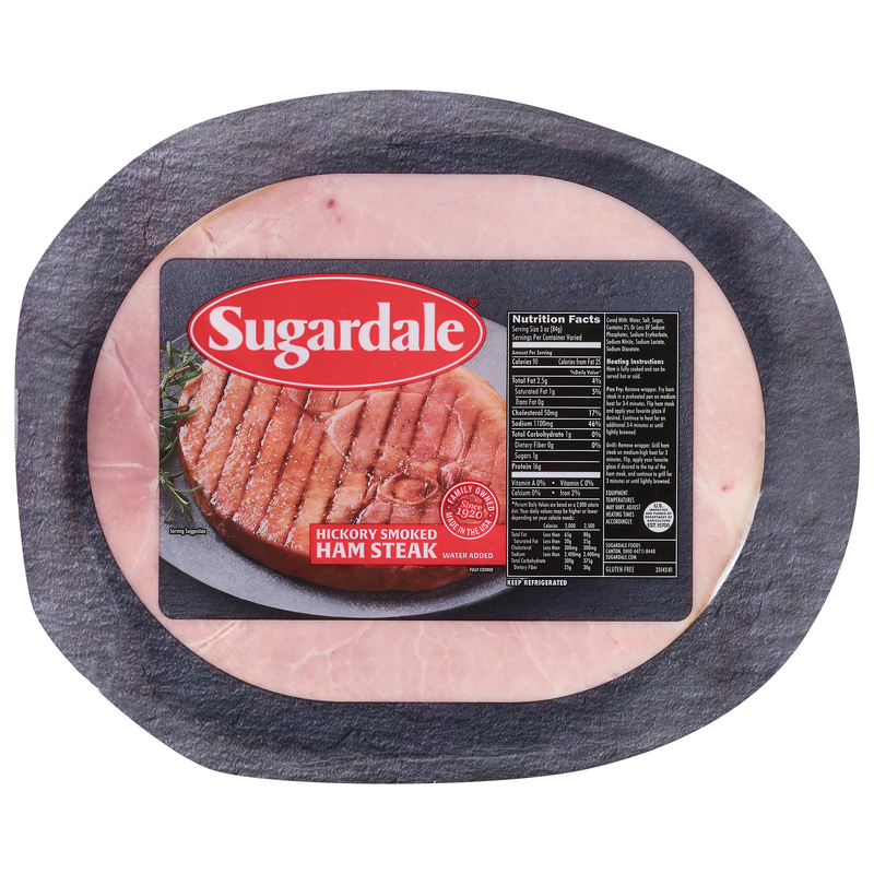 Sugardale Ham Steak, Hickory Smoked Giant Eagle Because It