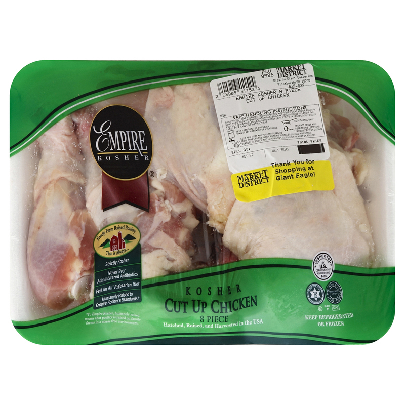 Empire Kosher Chicken, Cut Up, 8 Piece | Giant Eagle