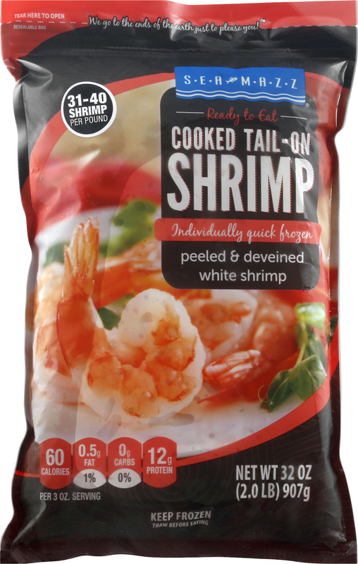 shrimpさん専用です！ Sea Mazz Shrimp, Tail-On, Cooked | Giant Eagle | Because It