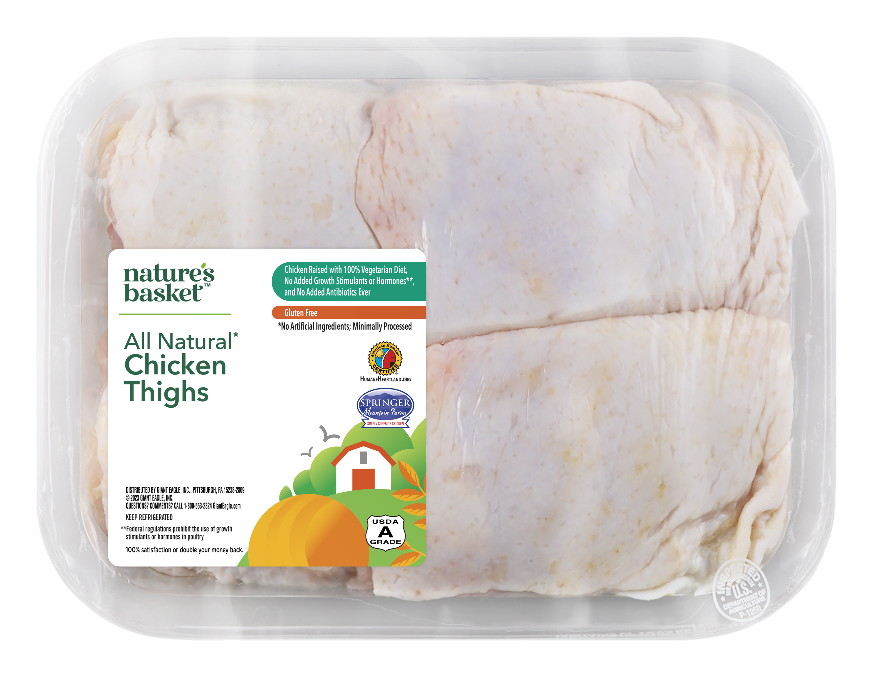 Nature's Basket All Natural Chicken Split Breast | Giant Eagle