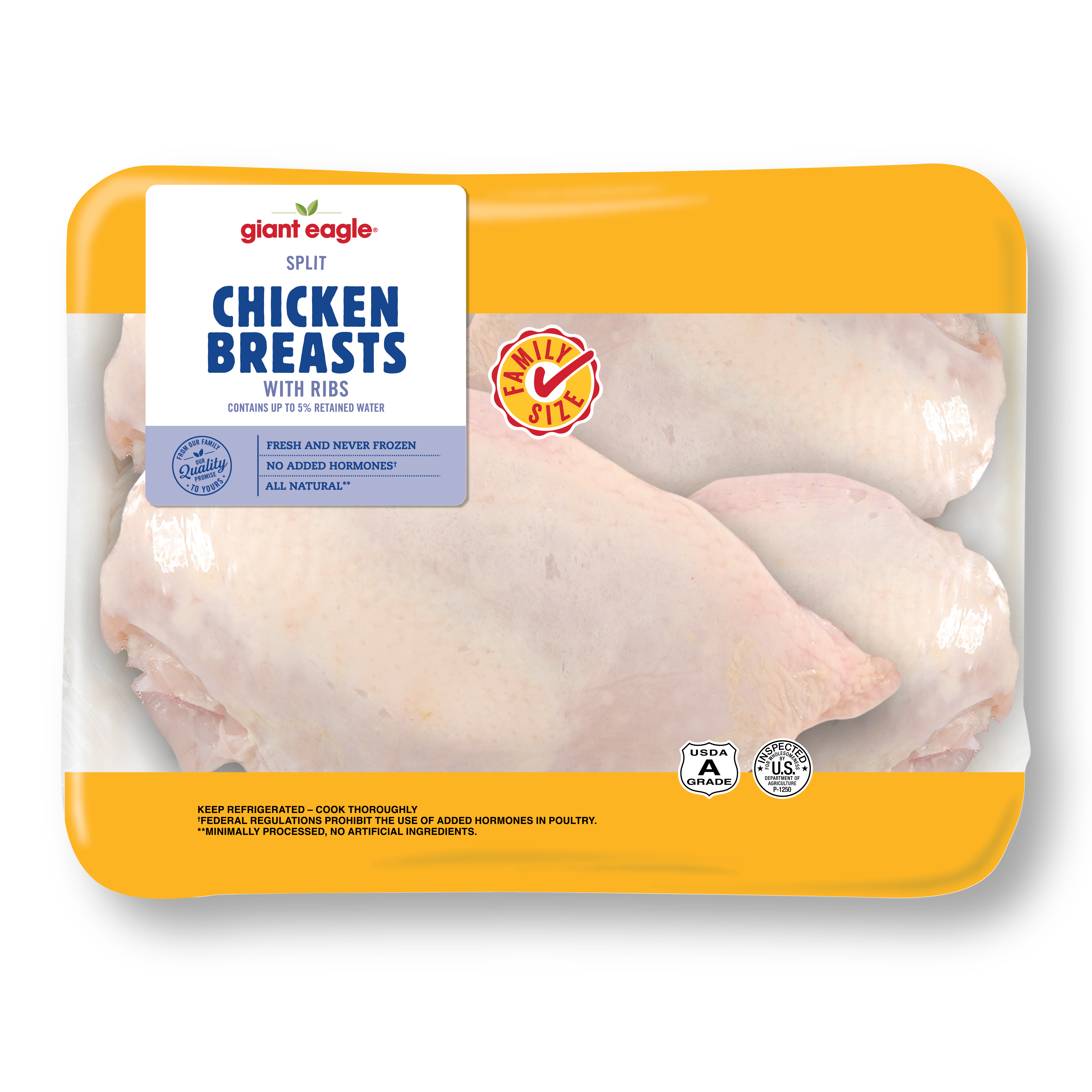 Nature's Basket All Natural Chicken Split Breast | Giant Eagle