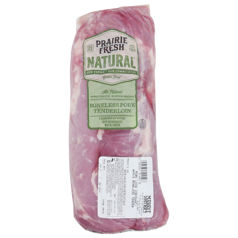 Market District Pork Tenderloin, Boneless, Natural Giant Eagle