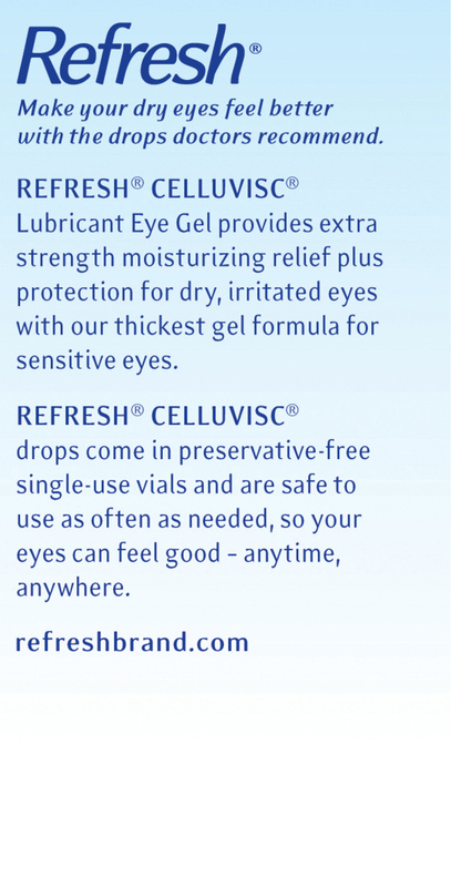refresh celluvisc lubricant eye gel recall Refresh Celluvisc