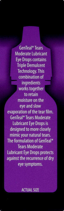 GenTeal Eye Drops, Lubricant, Moderate, Liquid Drops | Giant Eagle |  Because It Matters