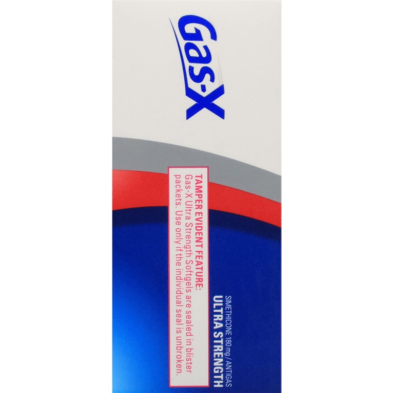 Gas-X Ultra Strength Gas Relief Softgels with Simethicone 180 mg