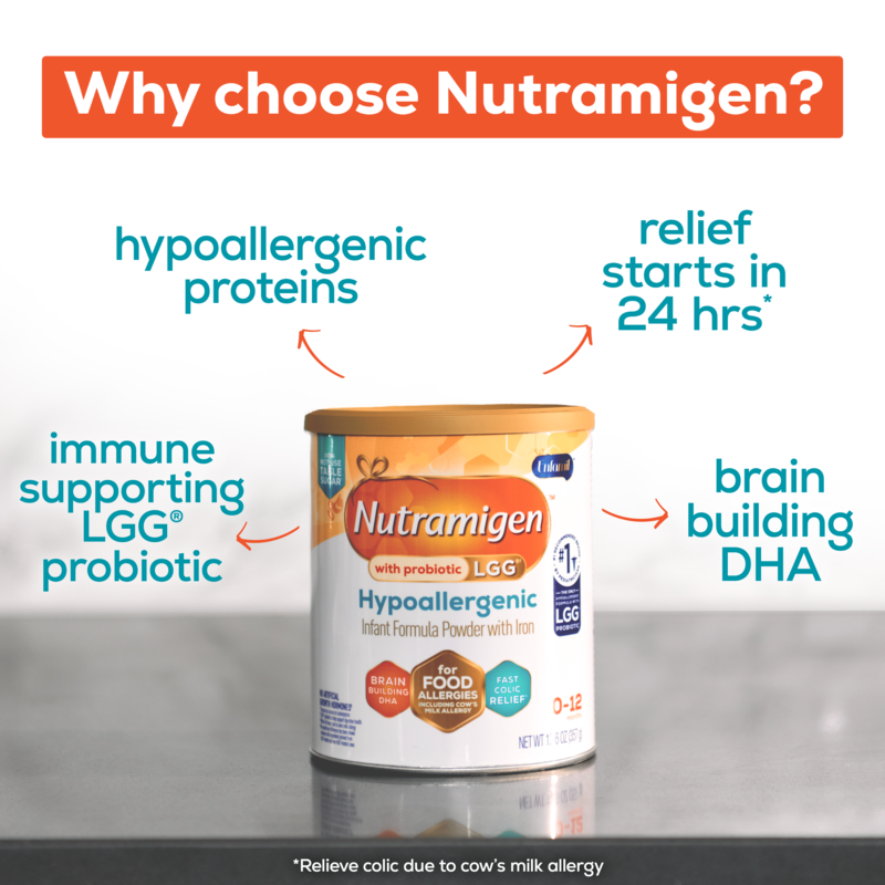 Enfamil Nutramigen Hypoallergenic Baby Formula with Iron, Lactose