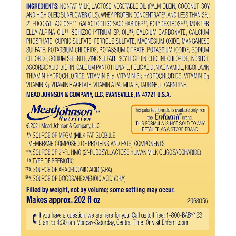 Enfamil NeuroPro Baby Formula, Triple Prebiotic Immune Blend with