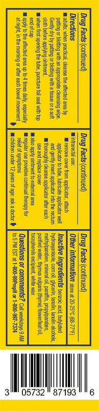 Preparation H Hemorrhoid Ointment, Itching, Burning ... - Giant Eagle