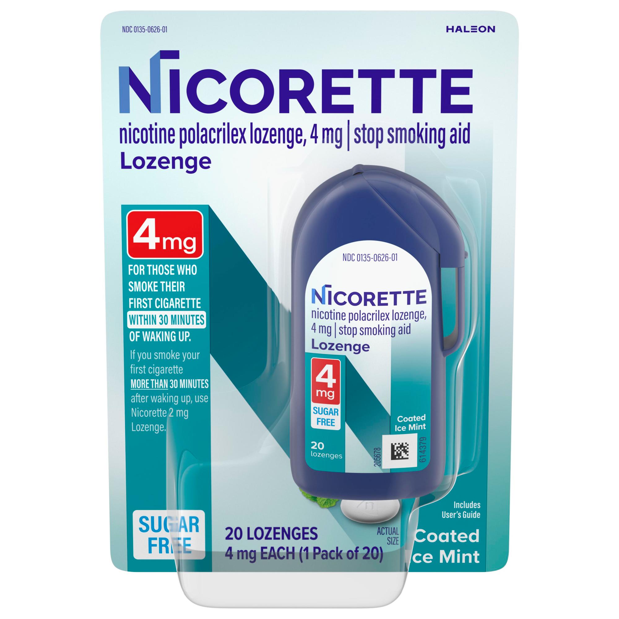 Nicorette Coated Nicotine Lozenges to Help Quit Smoking, 2
