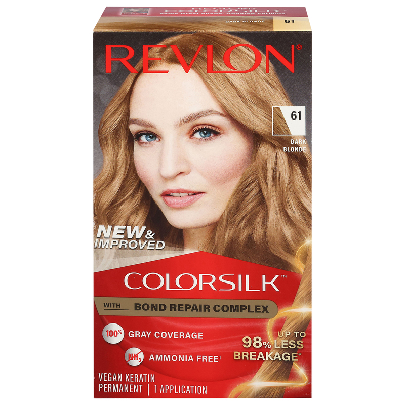 Revlon 61 Dark Blonde Vegan Keratin Permanent Hair Color | Giant