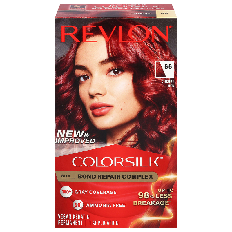 Revlon 66 Cherry Red Vegan Keratin Permanent Hair Color | Giant