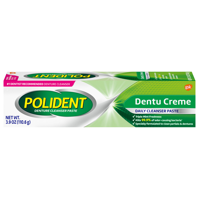 Polident Dentu-Creme Denture Cleaner