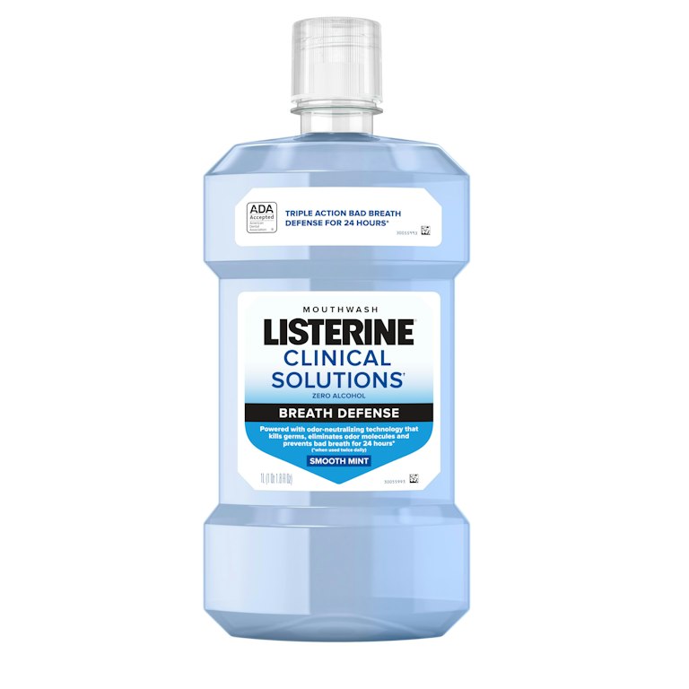 Listerine Cool Mint Alcohol-Free Mild Mouthwash For Bad Breath, 1 lt Listerine Cool Mint Alcohol-Free Mild Mouthwash For Bad Breath, 1 lt