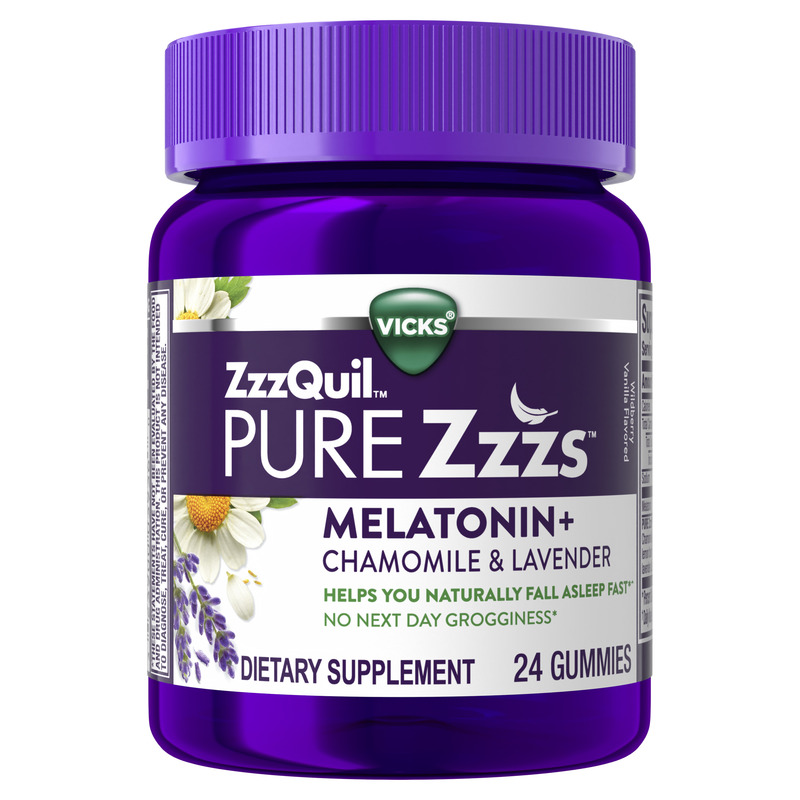 Vicks PURE Zzzs Sleep + Immune Support, Melatonin Sleep Aid