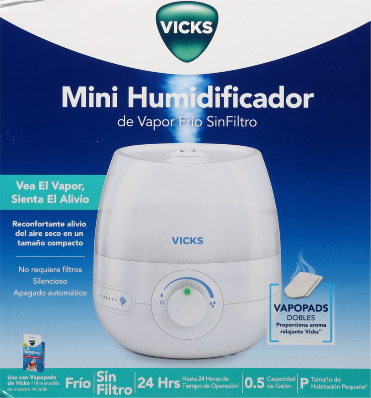Vicks Humidifier, Cool Mist, FilterFree, Mini, Small Room Size | Giant  Eagle | Because It Matters | Grocery Store & Pharmacy