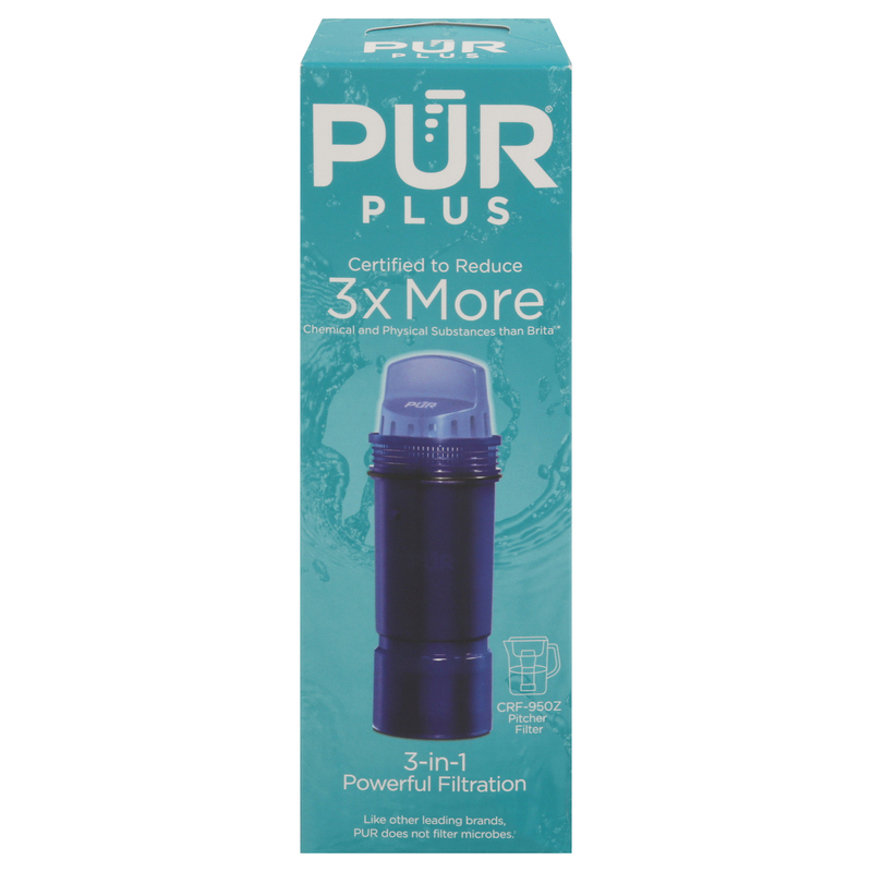 Pur Plus Pitcher Filter, CRF-950Z, 3-in-1 | Giant Eagle | Because