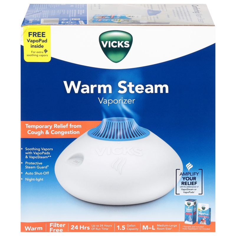 Vicks Warm Steam Medium-Large Room Size Vaporizer | Giant Eagle