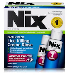 Nix Ultra Superlice Treatment, All-in-One Shampoo, 4 Fl Oz & Lice Removal  Comb