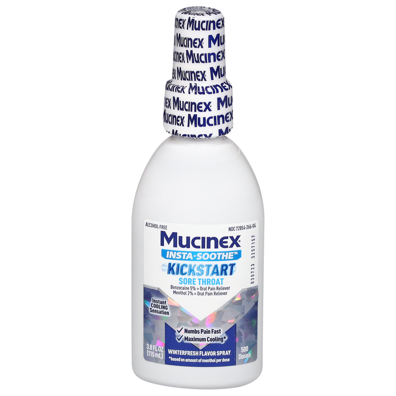 Mucinex Sore Throat, Kickstart, Winterfresh Flavor, Spray | Giant