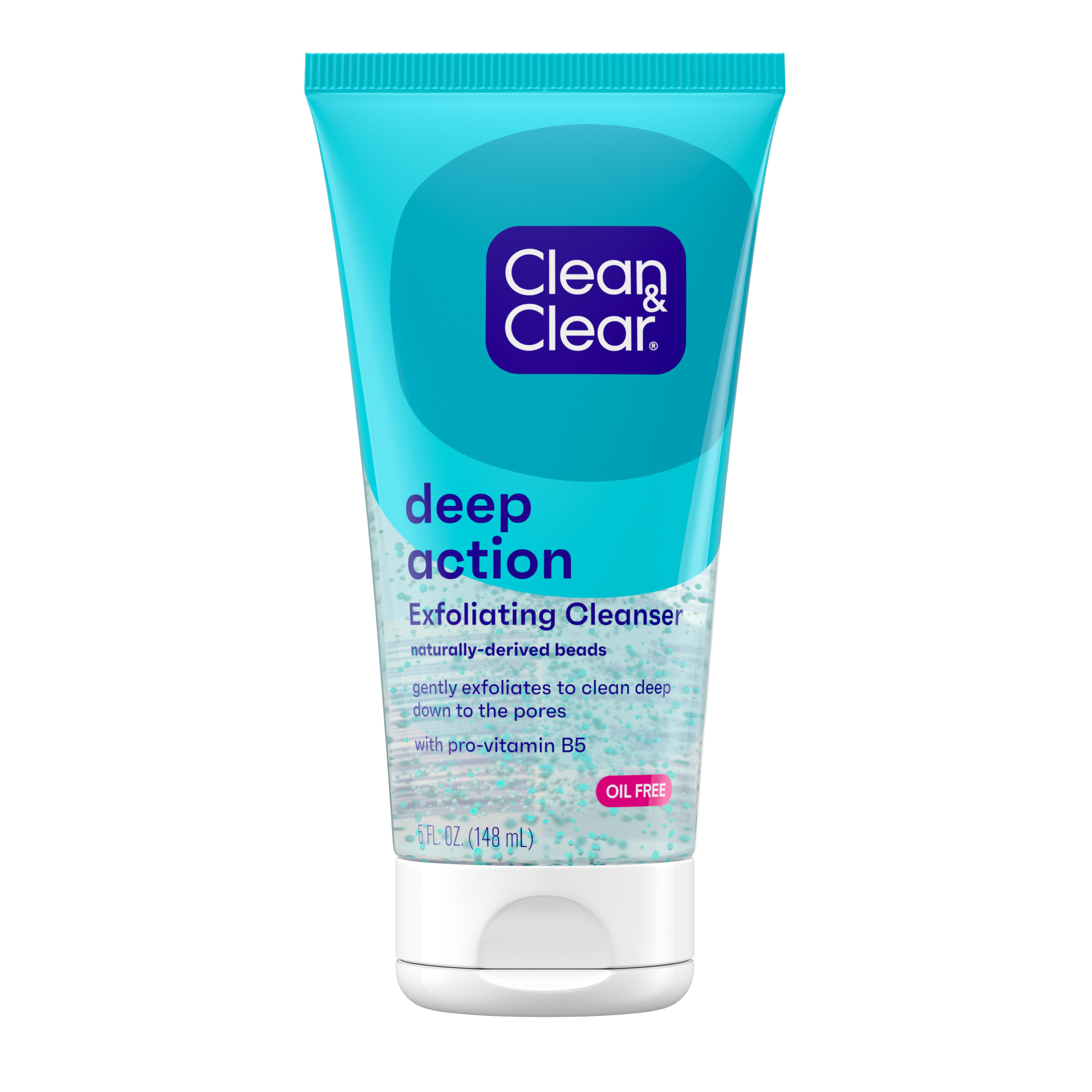 Clean & Clear Deep Action Exfoliating Face Wash, 5 fl. oz | Giant