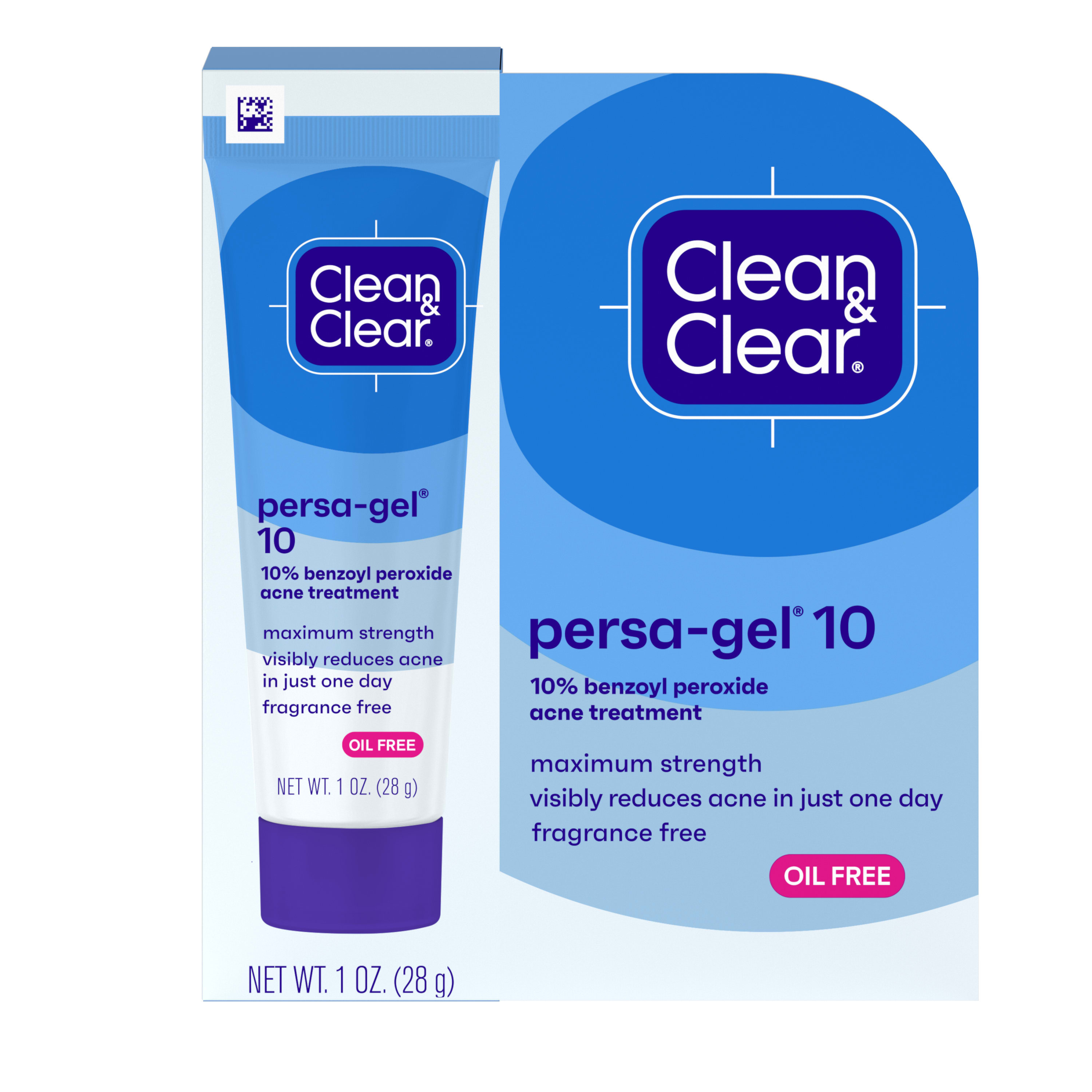 Clean & Clear Persa-Gel 10 Acne Treatment, Benzoyl Peroxide, 1 fl