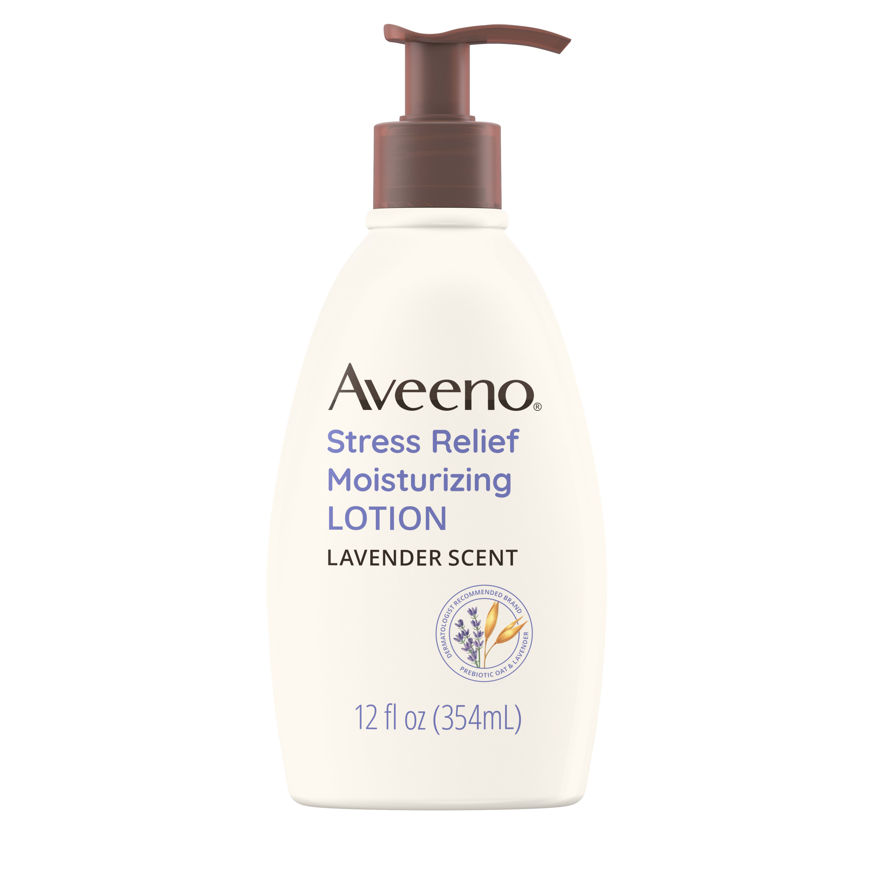 Aveeno Stress Relief Body Wash with Oat, Calming Lavender Scent