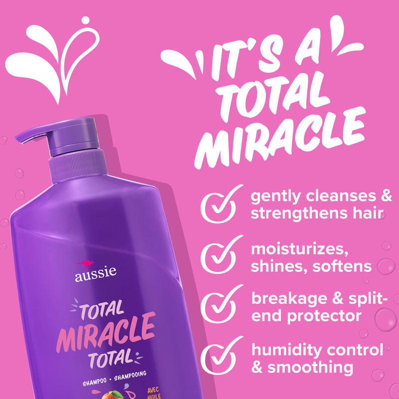 Aussie Total Miracle Shampoo 26.2 fl oz, 778 mL | Giant Eagle