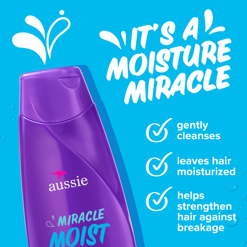 Aussie Miracle Moist Shampoo, 12.1 fl oz | Giant Eagle | Because