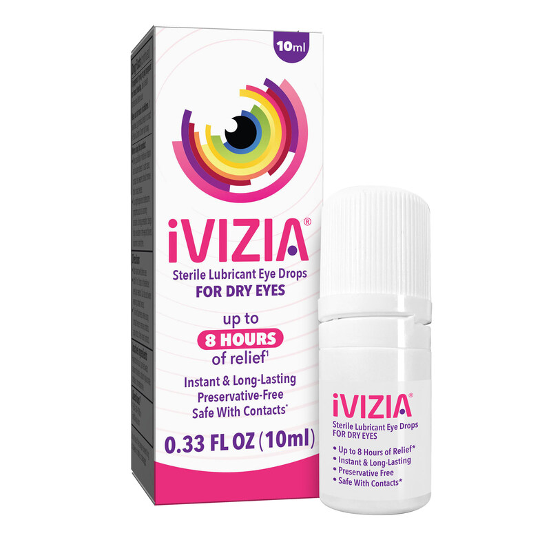 iVizia iVIZIA Sterile Lubricant Eye Drops for Dry Eyes