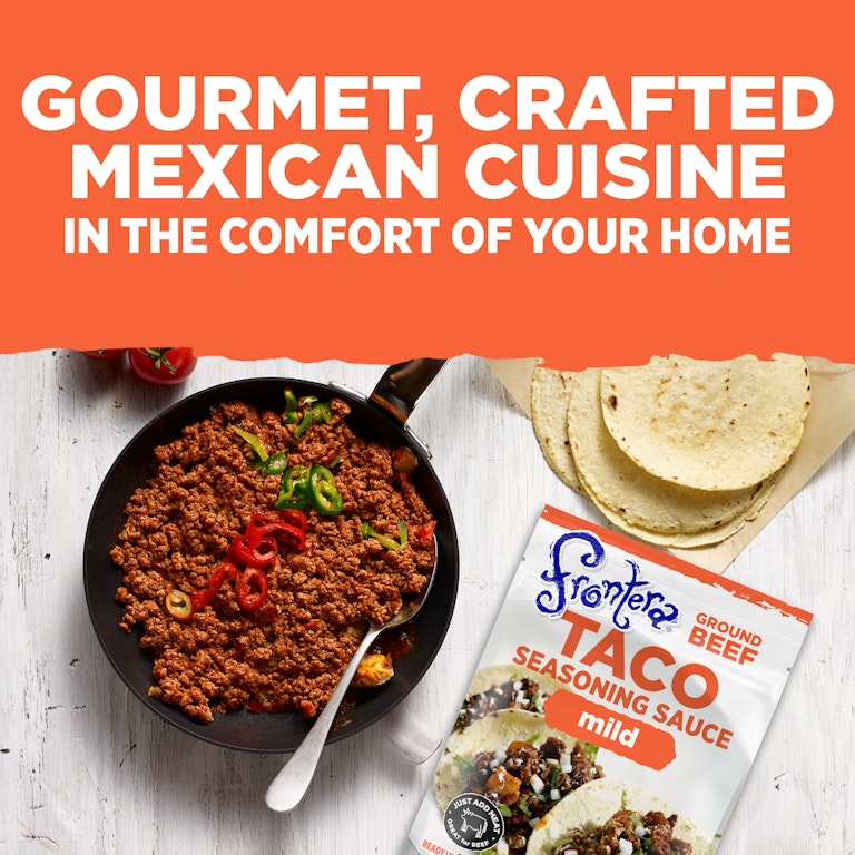 Frontera Mild Ground Beef Seasoning Taco Sauce, Giant