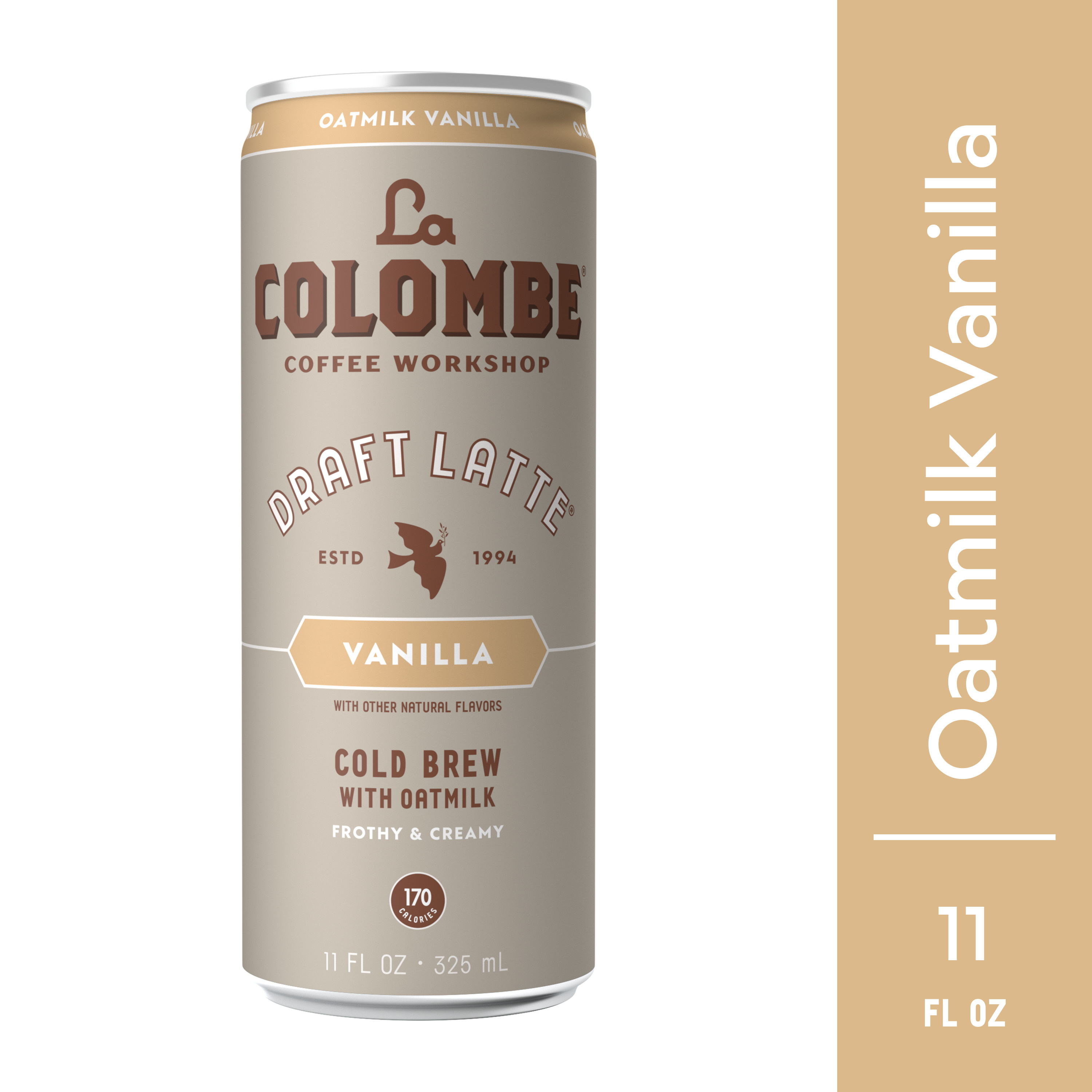 La Colombe Coffee, Oatmilk Vanilla Latte, 11 fl oz Cans | Giant