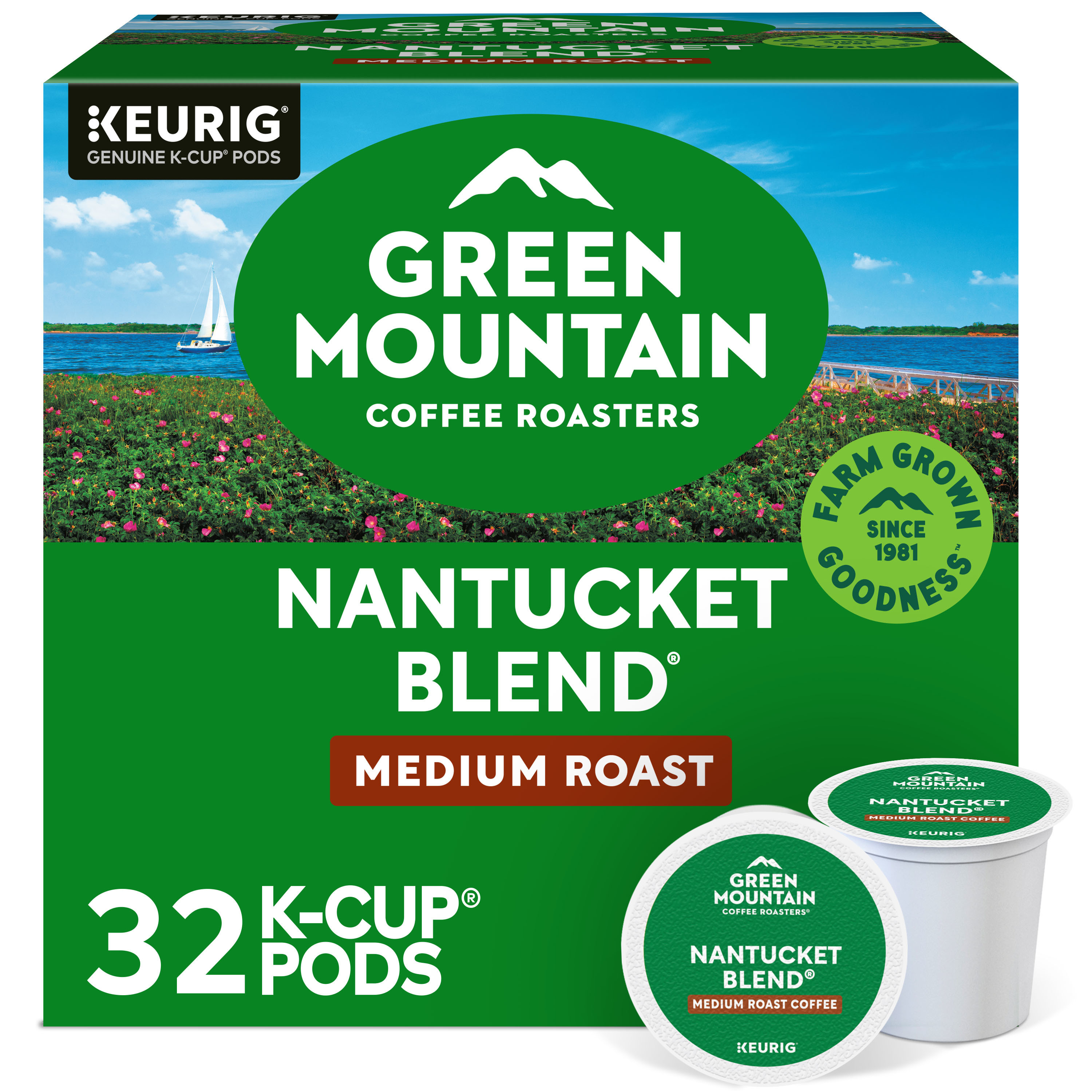 Green Mountain Coffee Roasters Vermont Country Blend Keurig Single