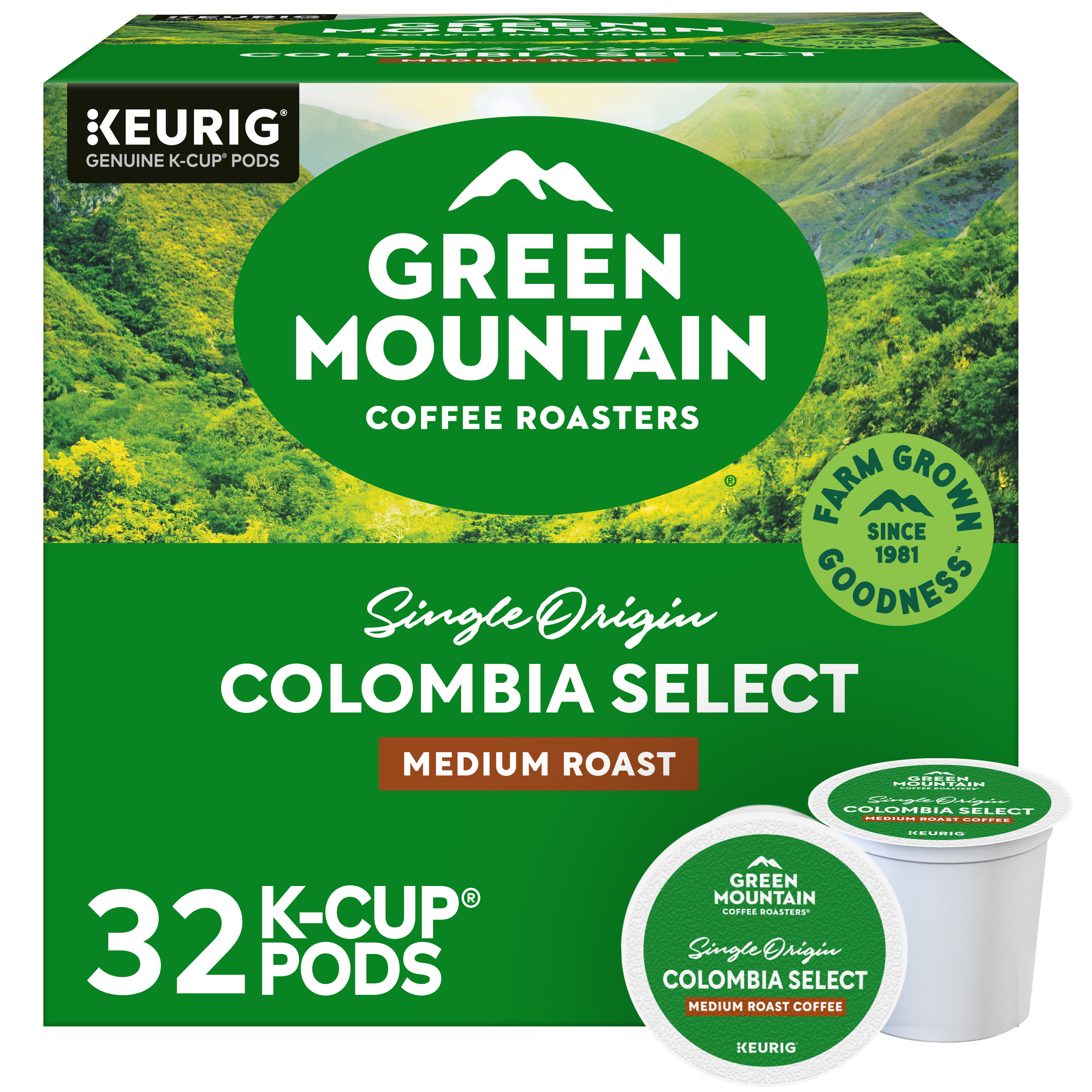 Green Mountain Coffee Roasters Half-Caff, Keurig Single-Serve K