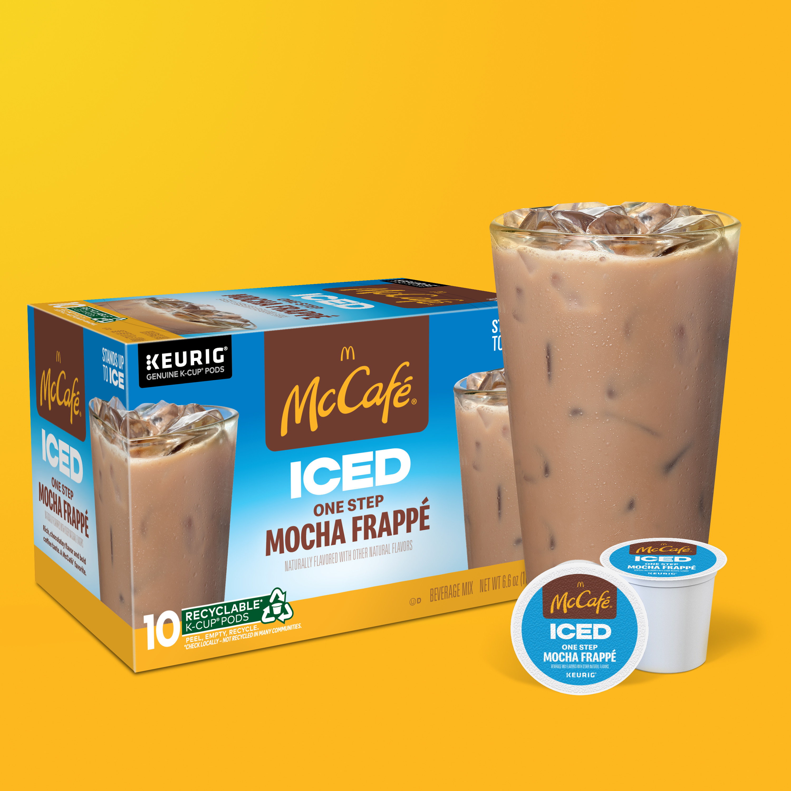 McCafé ICED One Step Mocha Frappé, Keurig Single-Serve K-Cup Pods