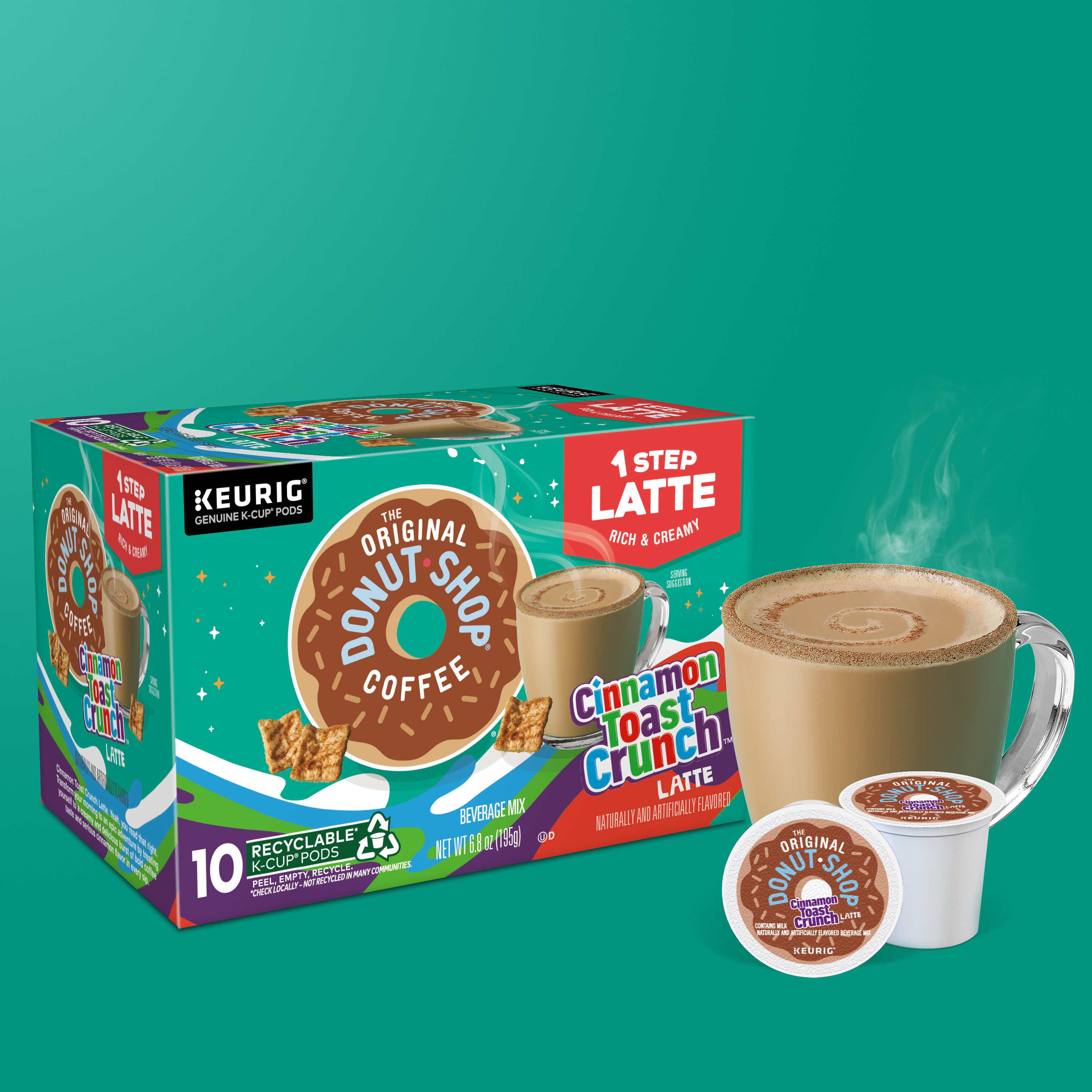 The Original Donut Shop One Step Cinnamon Toast Crunch Latte