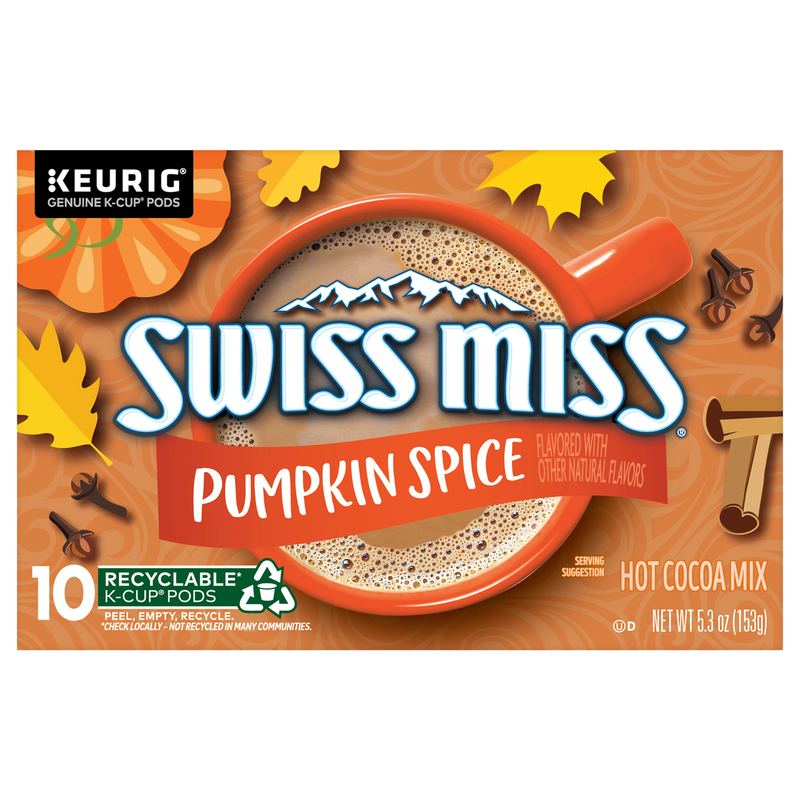 Swiss Miss Hot Cocoa Mix, Pumpkin Spice, K-Cup Pods | Giant Eagle