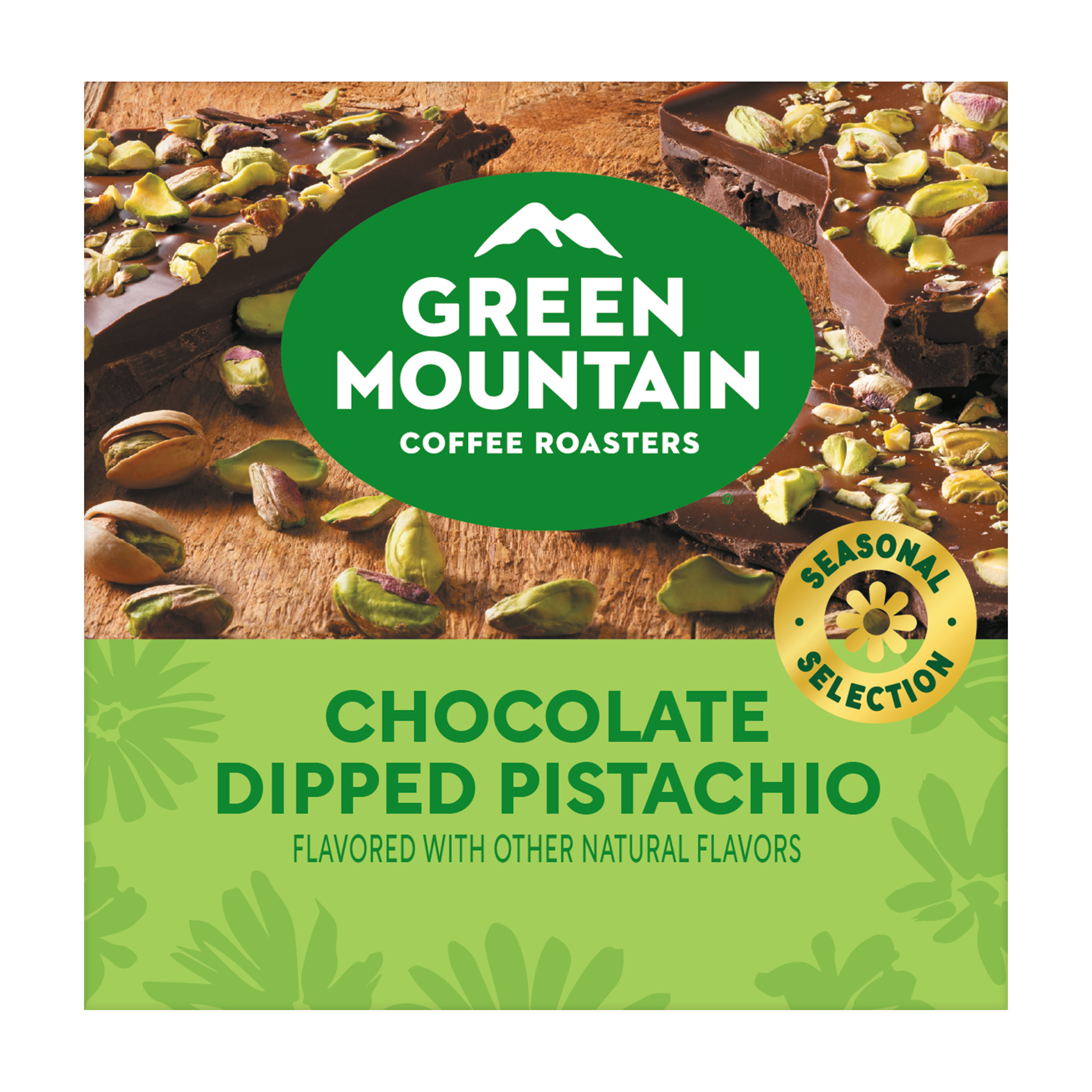 Green Mountain Coffee Roasters Chocolate Dipped Pistachio Flavored