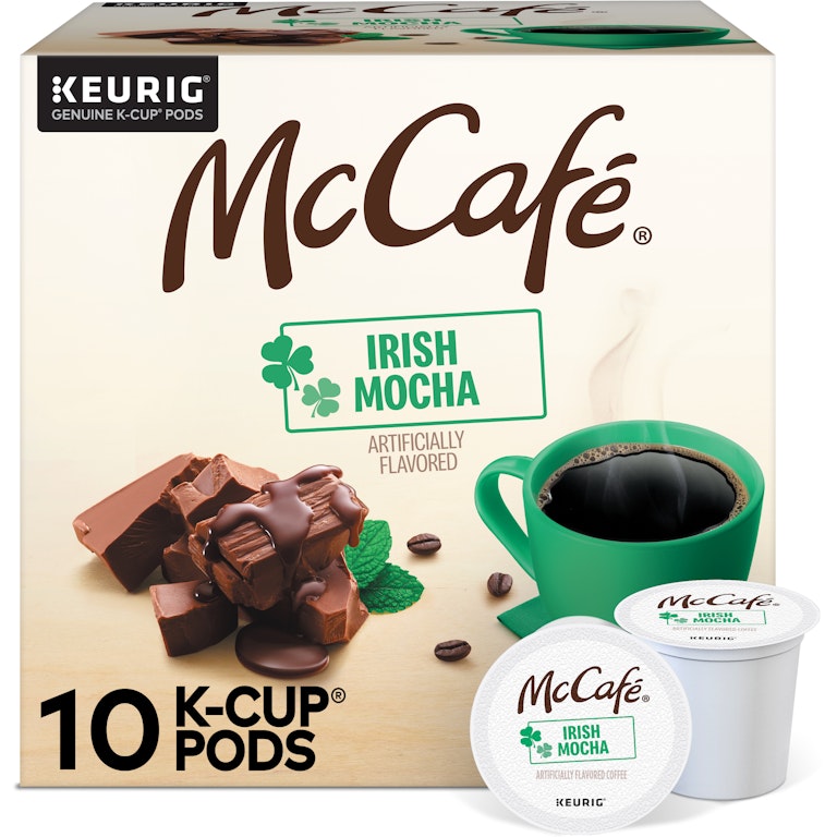 Tiktok Mint Chocolate Chip Iced Frappe Mcdonalds McCafe Irish