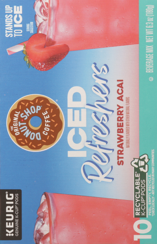 The Original Donut Shop Iced Refreshers, Strawberry Açaí Flavor