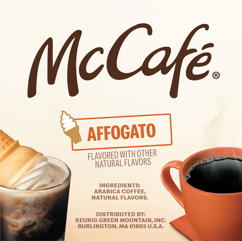 McCafe Affogato, Single Serve Keurig K-Cup Pods, Flavored Coffee