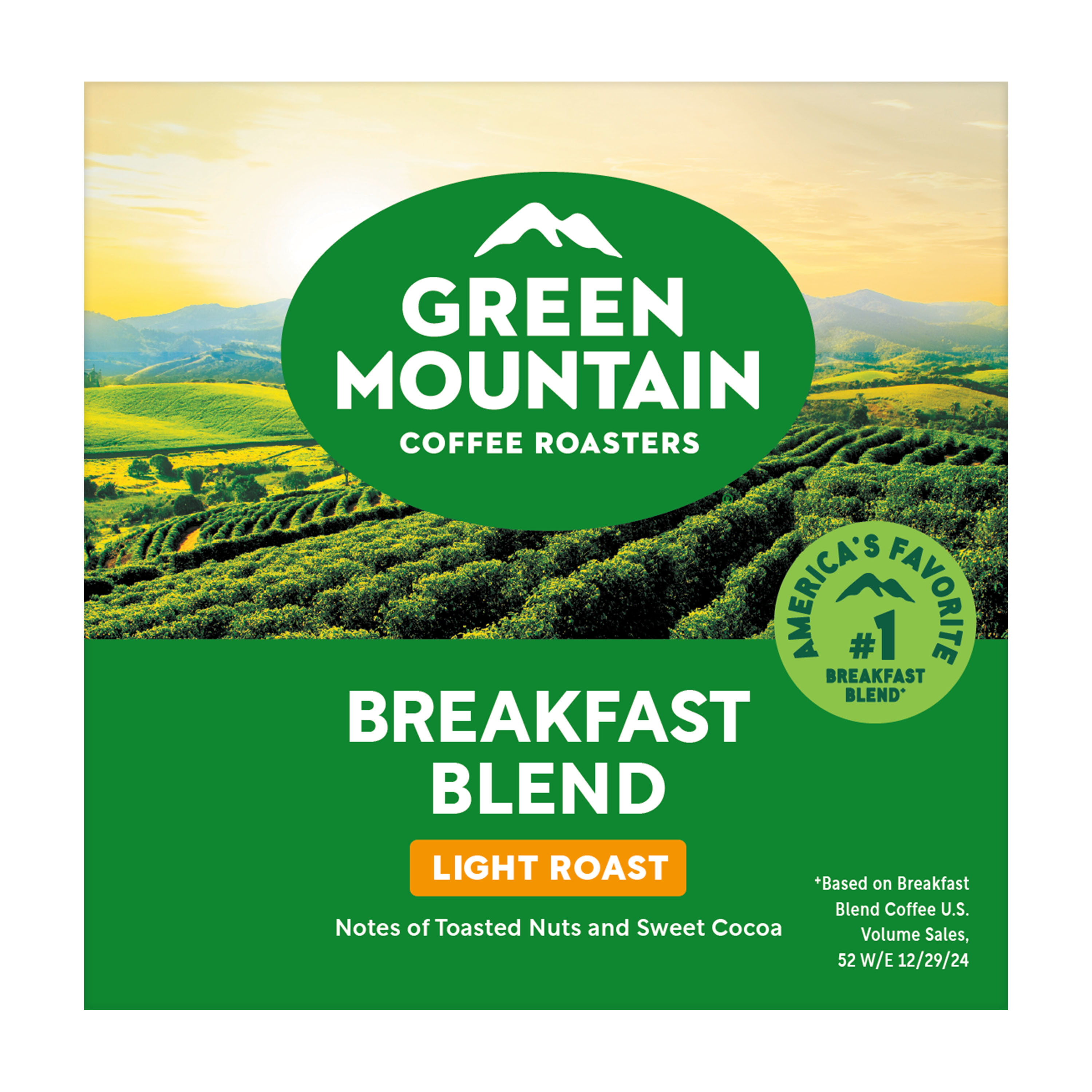 Green Mountain Coffee Roasters Breakfast Blend Single-Serve Keurig